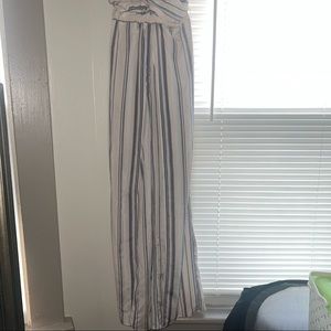 Striped jumpsuit romper size xs